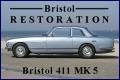 Bristol 411 MK 5; door Amicale Facel Holland gerestaureerd naar absolute topstaat...
